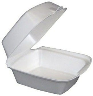 DART FOAM CONTAINER 6" X 6" X 3" LARGE 60HT1