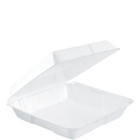 DART FOAM CONTAINER 9" X 9" X 3" 95HT1