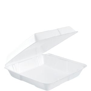 DART FOAM CONTAINER 9" X 9" X 3" 95HT1