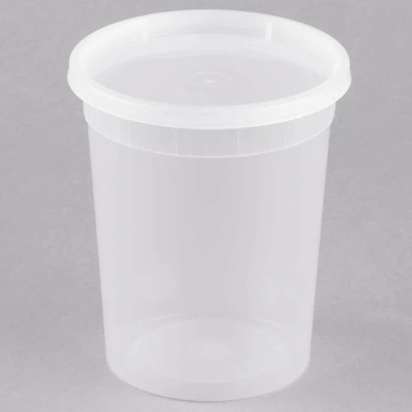 Plastic Deli Combo Container 32 oz